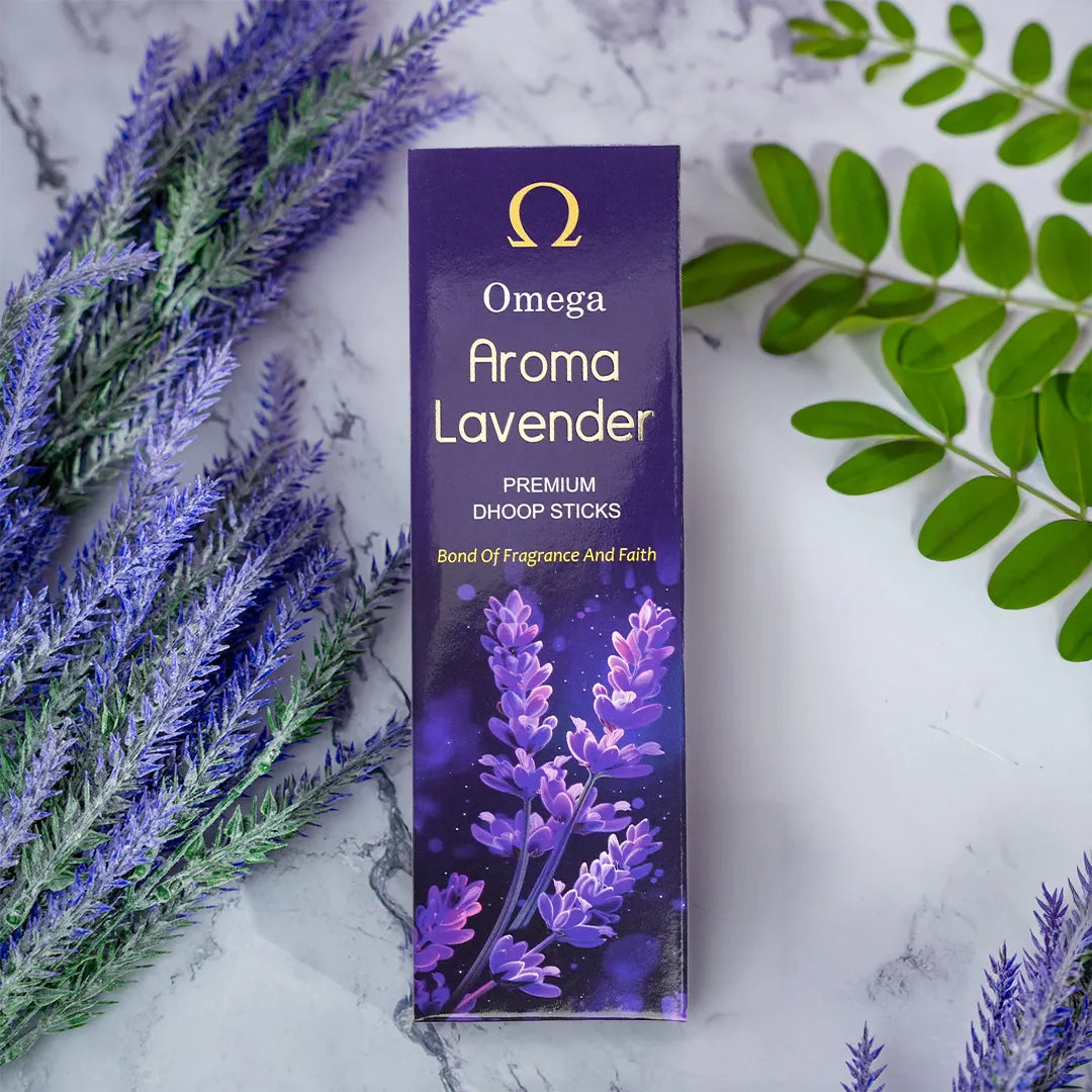 Omega Aroma Lavender Dhoop Sticks 100g