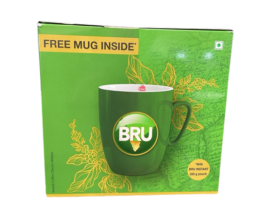 Bru Instant Coffee With CUP 200G