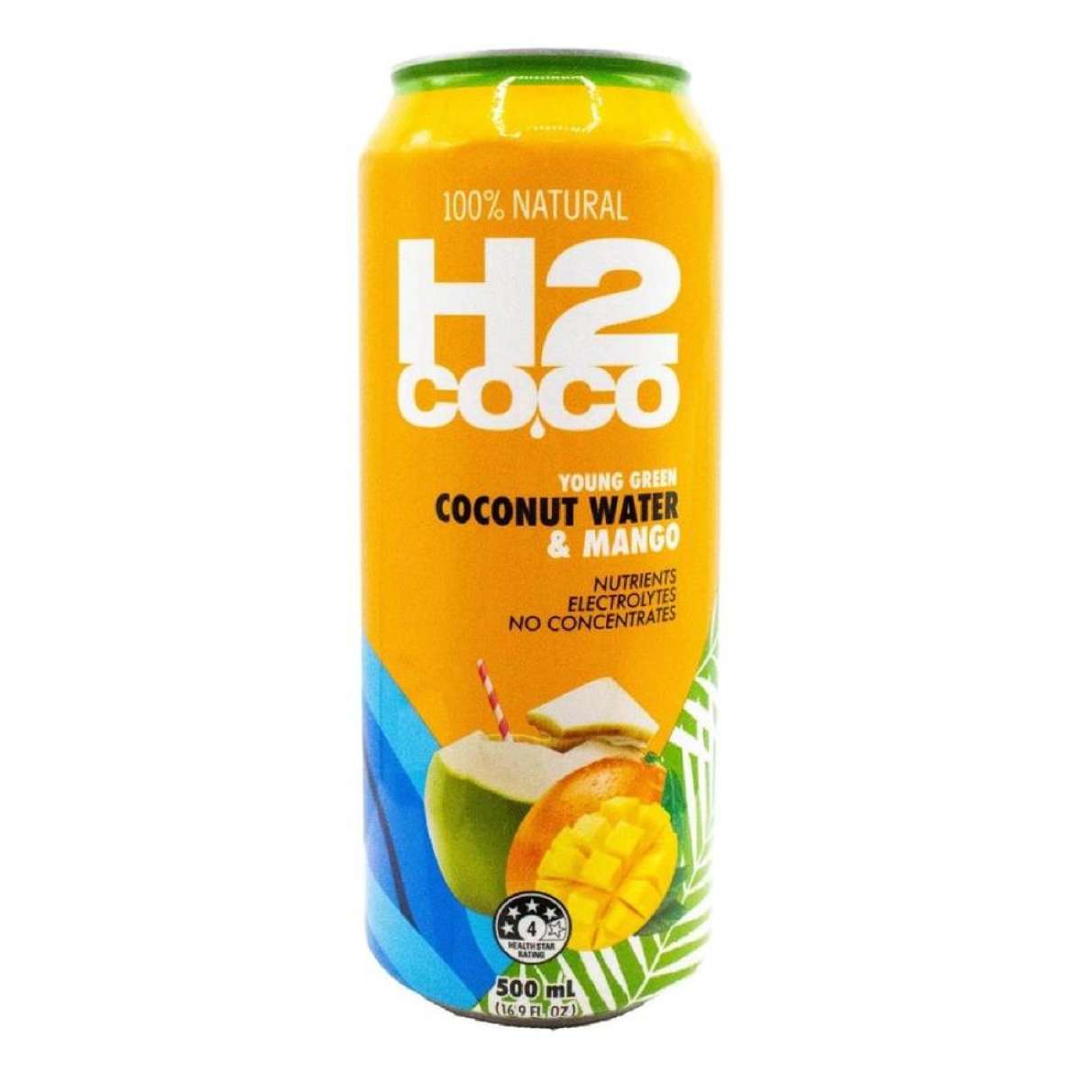 H2 Coconut & Mango Water 500Ml
