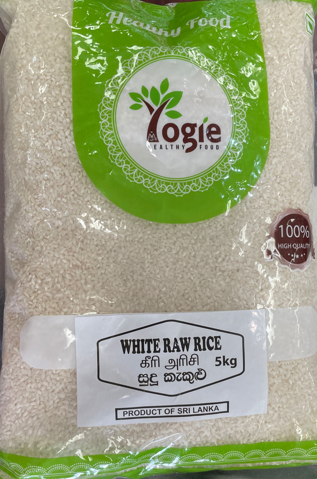 yogie White Raw Rice 5Kg