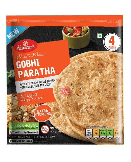 Haldirams Gobhi Paratha 400G Frozen