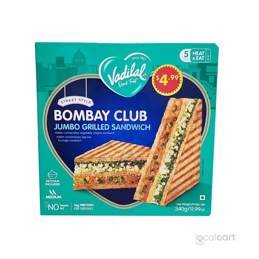 Vadilal Bombay Club Jumbo Gril 370G Frozen