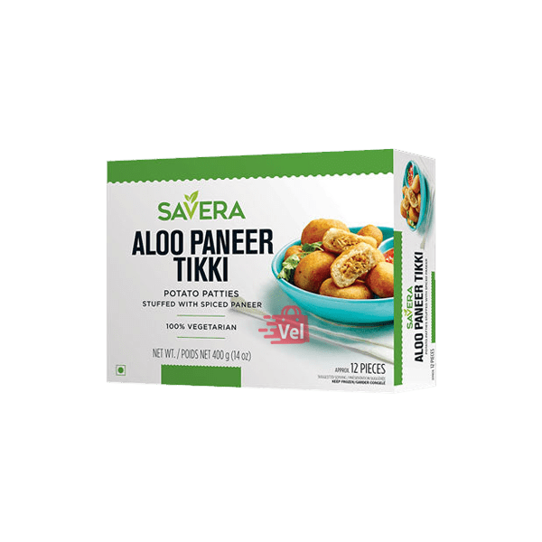 Savera Aloo Paneer Tikki 400G Frozen