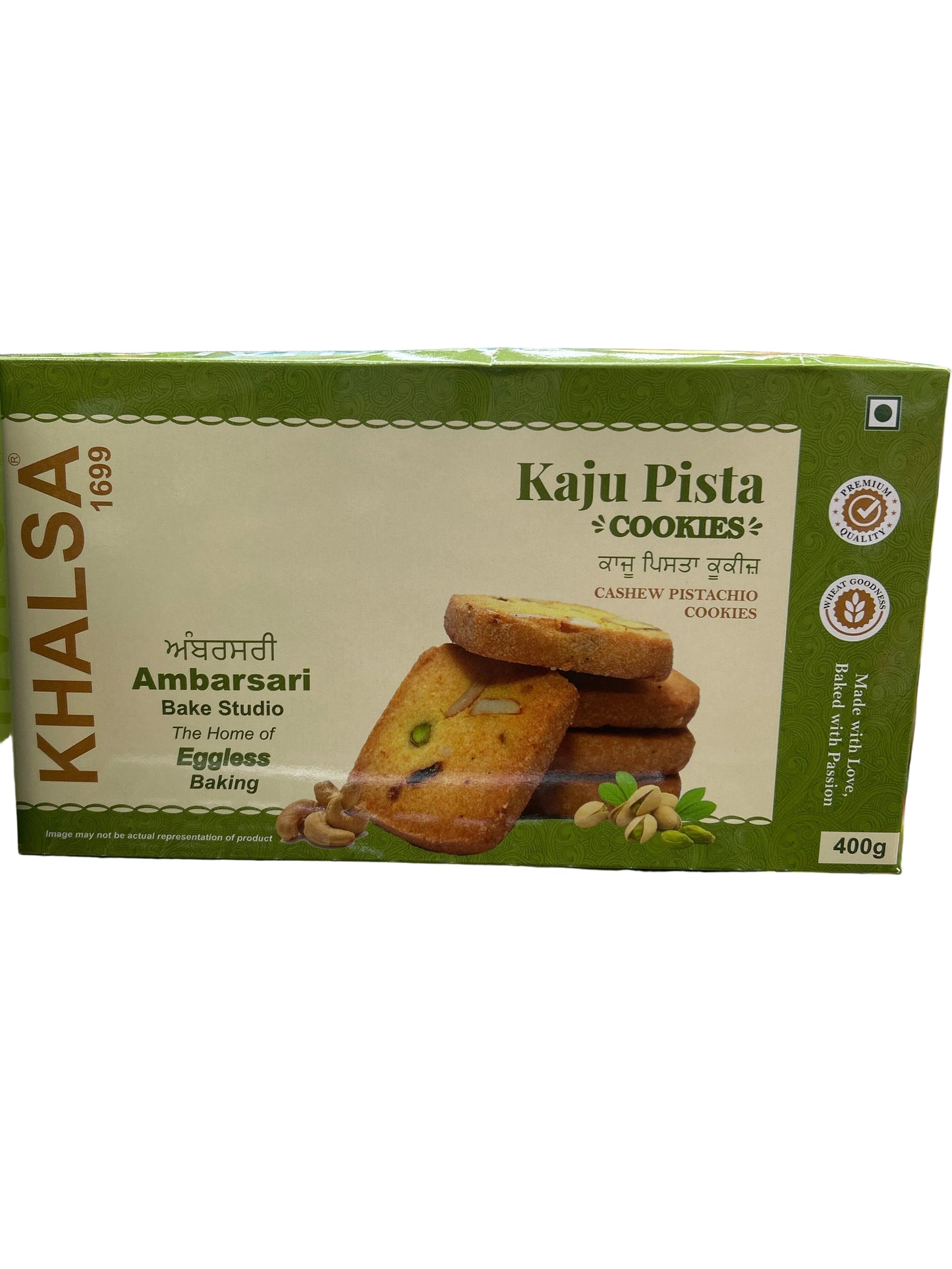 Khalsa Kaju Pista Cookies 400G