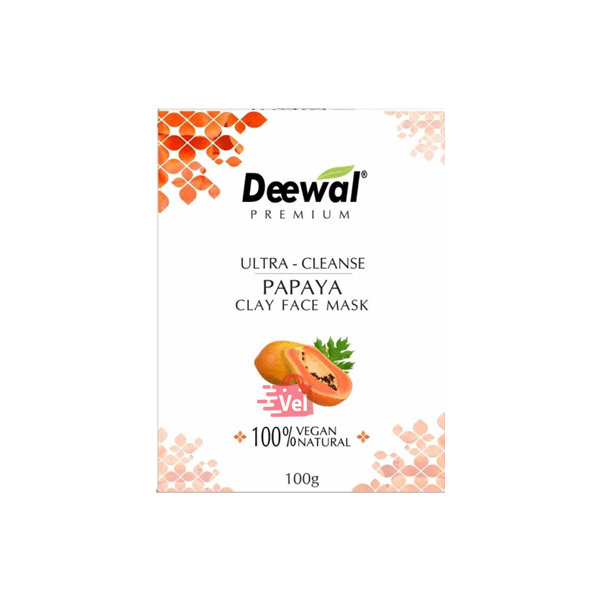 Deewal Ultra Papaya Clay Face Mask 100g