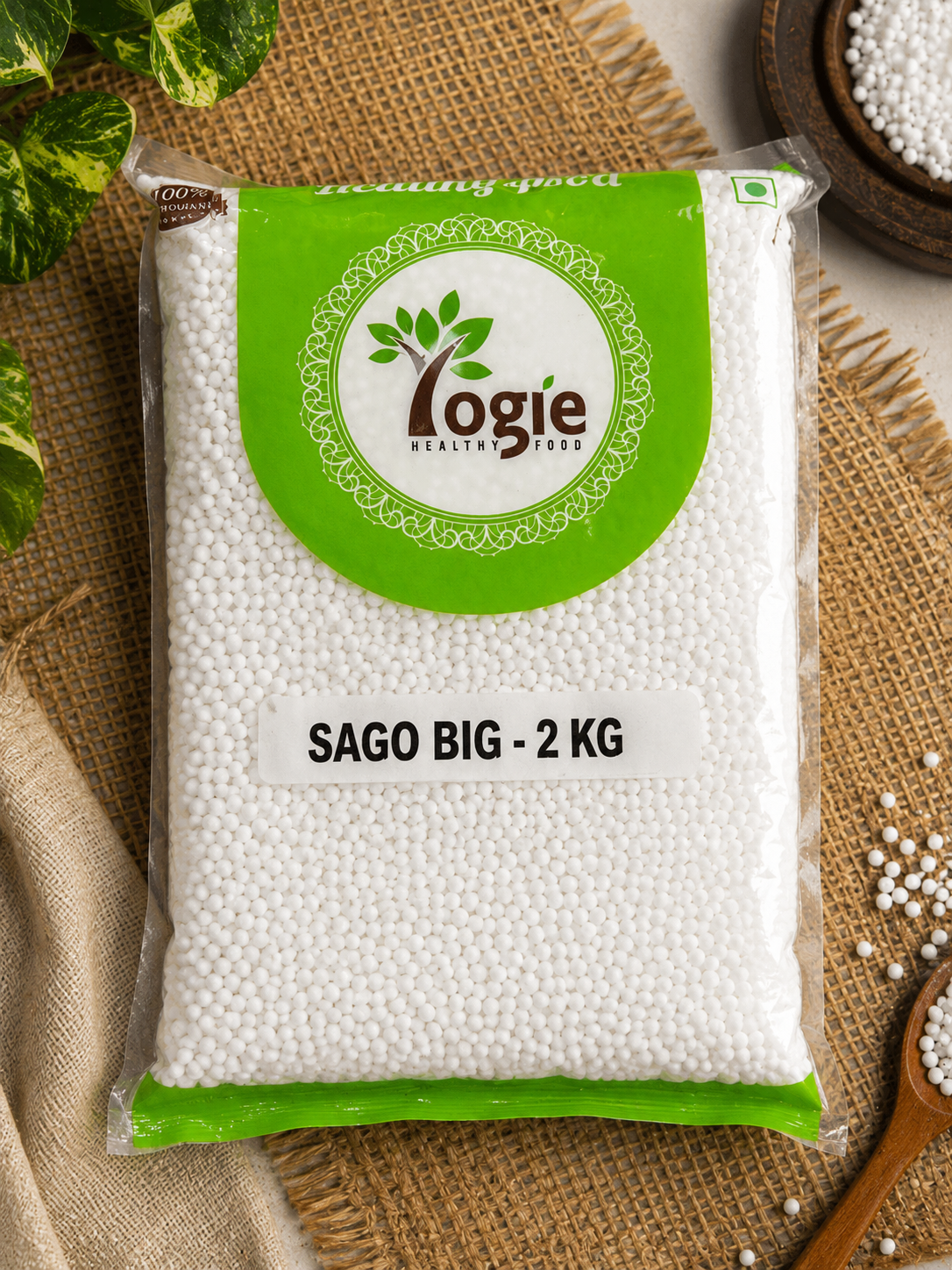 Yogie Sago White Big 2Kg