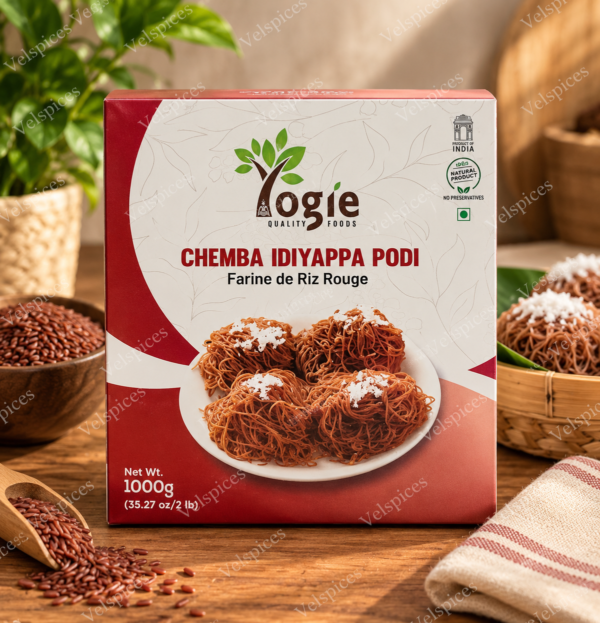 Yogie Chemba Idiyappa Podi 1kg-Festival Sale