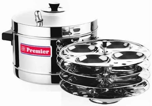 Premier Stainless Steel Idly Maker - Small 4 Plates
