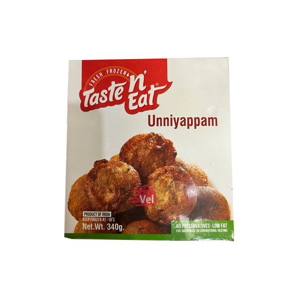 Tasty N Eat Unniyappam 340G Frozen