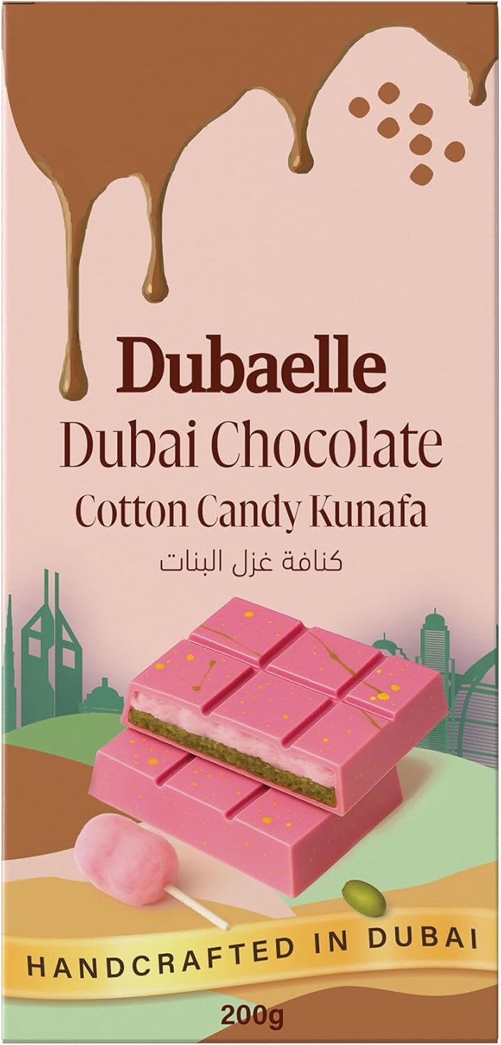 Dubaelle Dubai Chocolate Cotton Candy Kunafa 200G