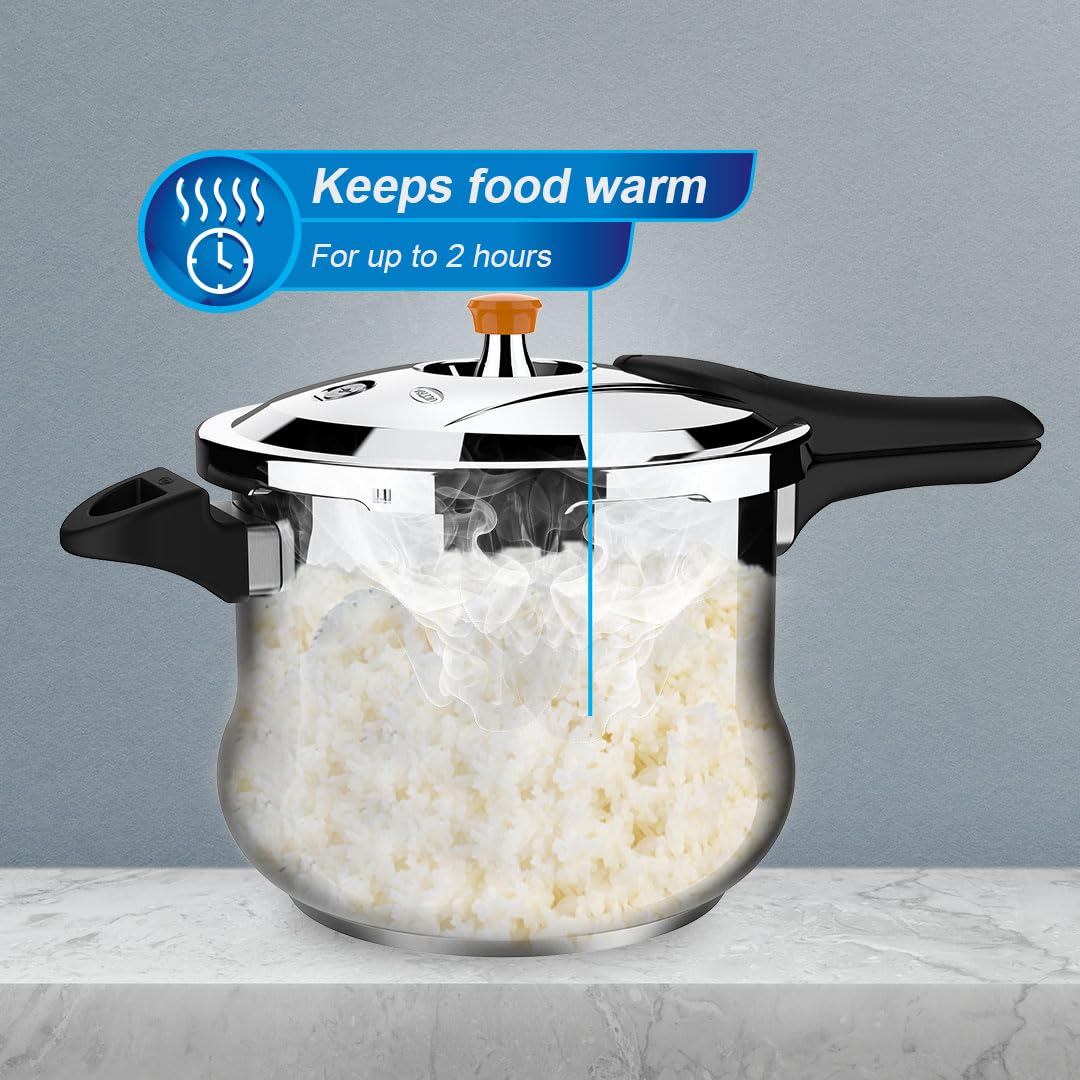 Ultra Duracook Stainless Steel Pressure Cooker 8L