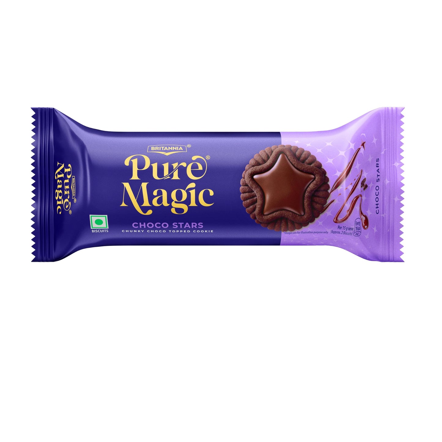 Britannia Pure Magic Chocolate Stars 68.9g