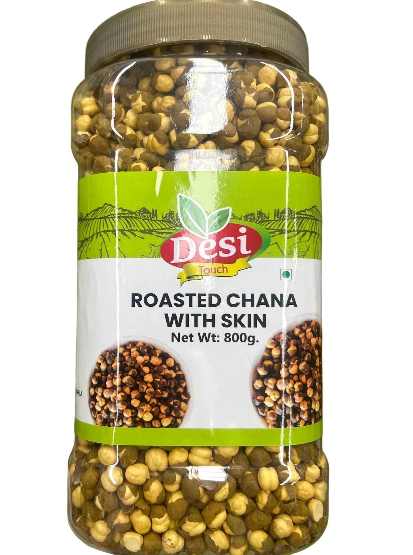Desi Touch Roasted Chana With Skin 800g