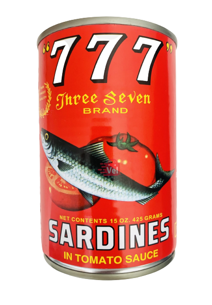 777 Sardines In Tomato Sauce 425G