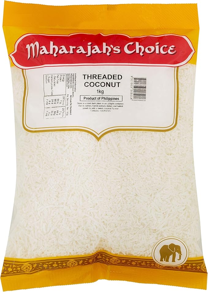 Maharajah's Choice Threaded/ Shredded Coconut 1Kg