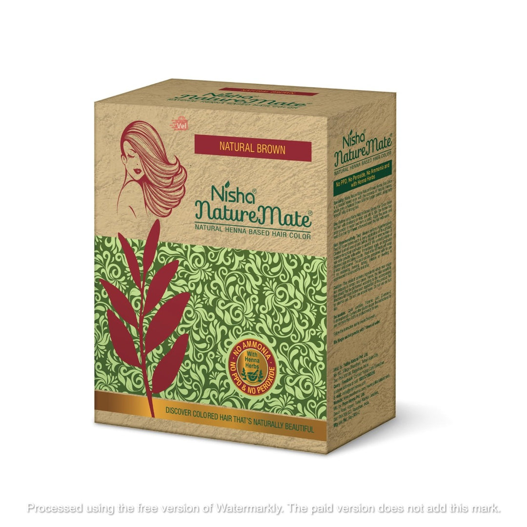 Nisha Nature Mate Natural Brown 90G