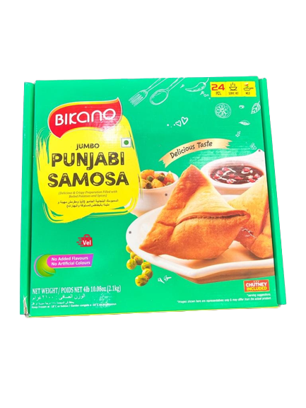 Bikano Jumbo Punjabi Samosa 2.1kg Frozen