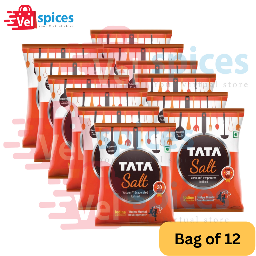 Tata Salt 12 Pack Bag