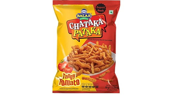 Balaji Namkeen Chataka Pataka Tangy Tomato 65Gm