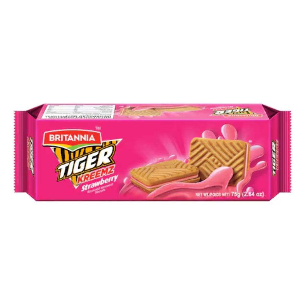 Britannia Tiger Kreemz Strawbery 300G