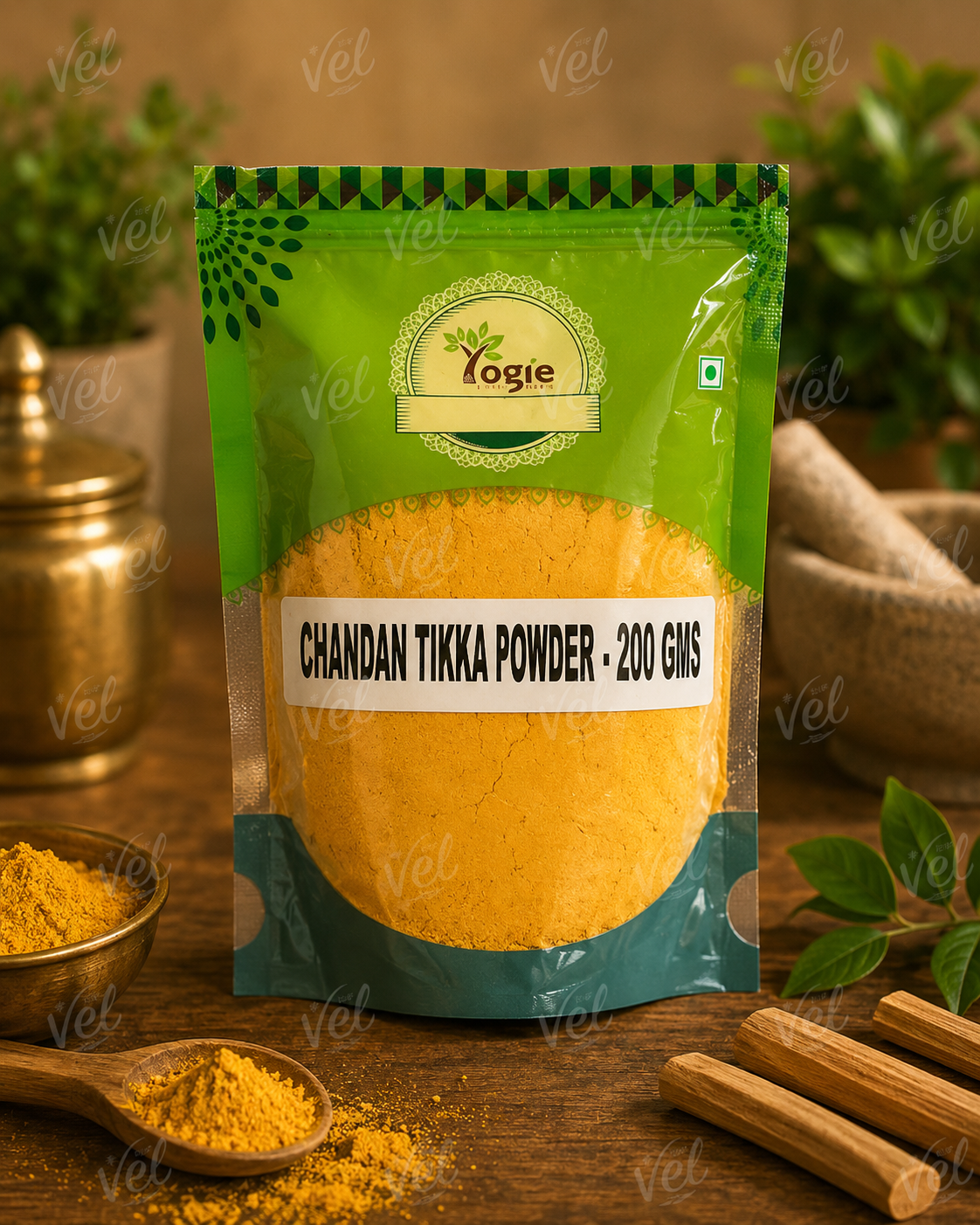 Yogie Chandan Tikka Powder 200g