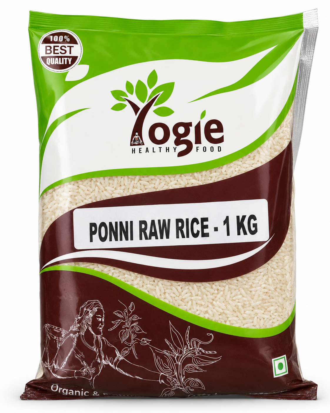 Yogie Ponni Raw Rice 1kg