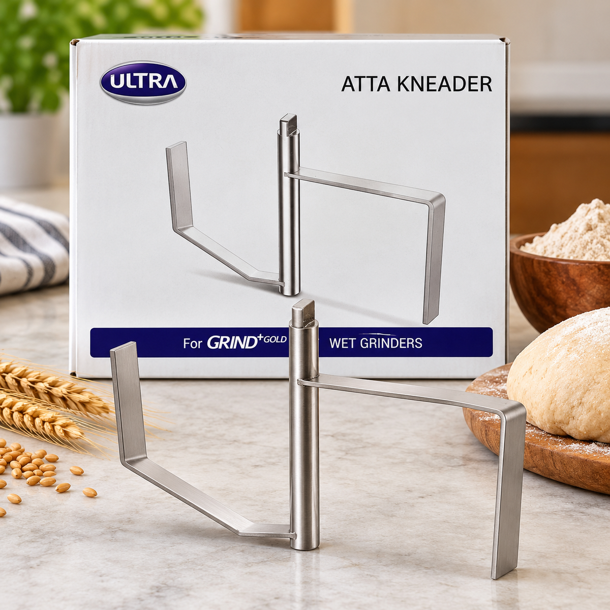 Ultra Atta Kneader For Grind + Gold Wet Grinder