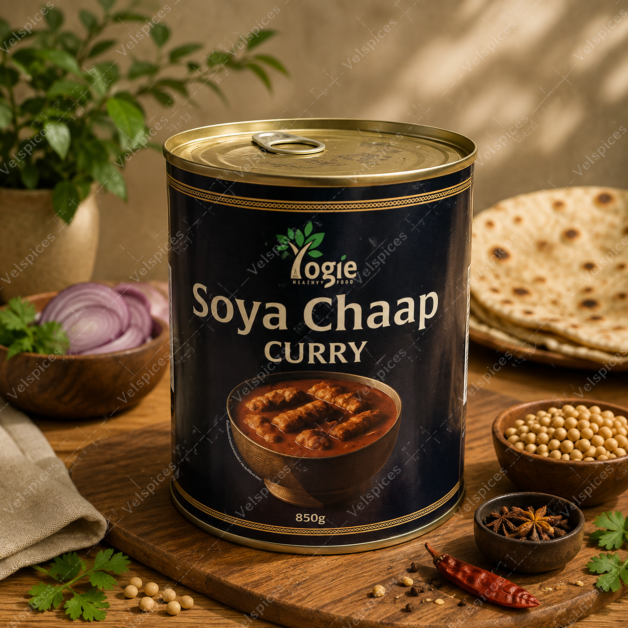 Yogie Soya Chaap Curry 850g