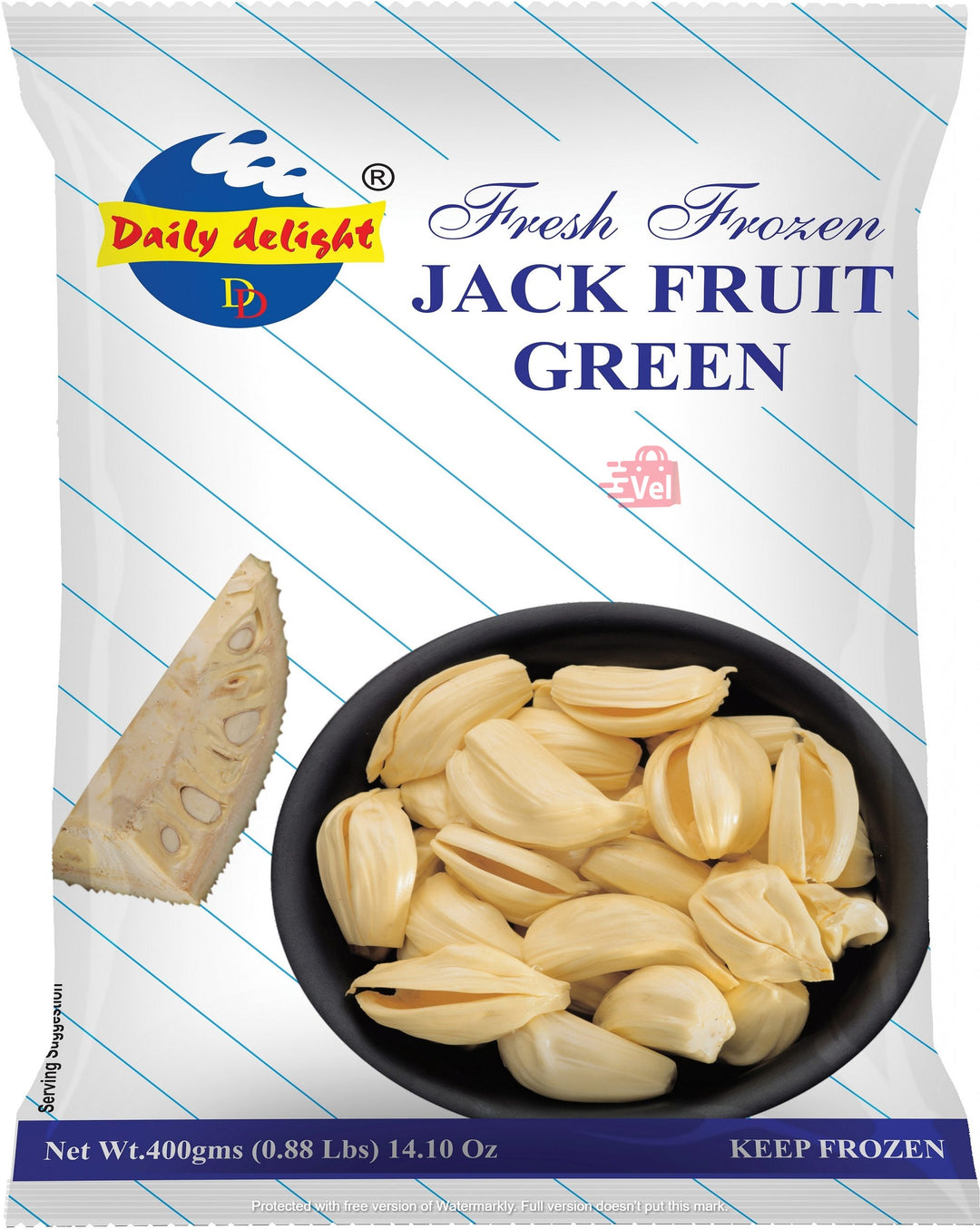 Daily Delight Jackfruit Green 400G Frozen