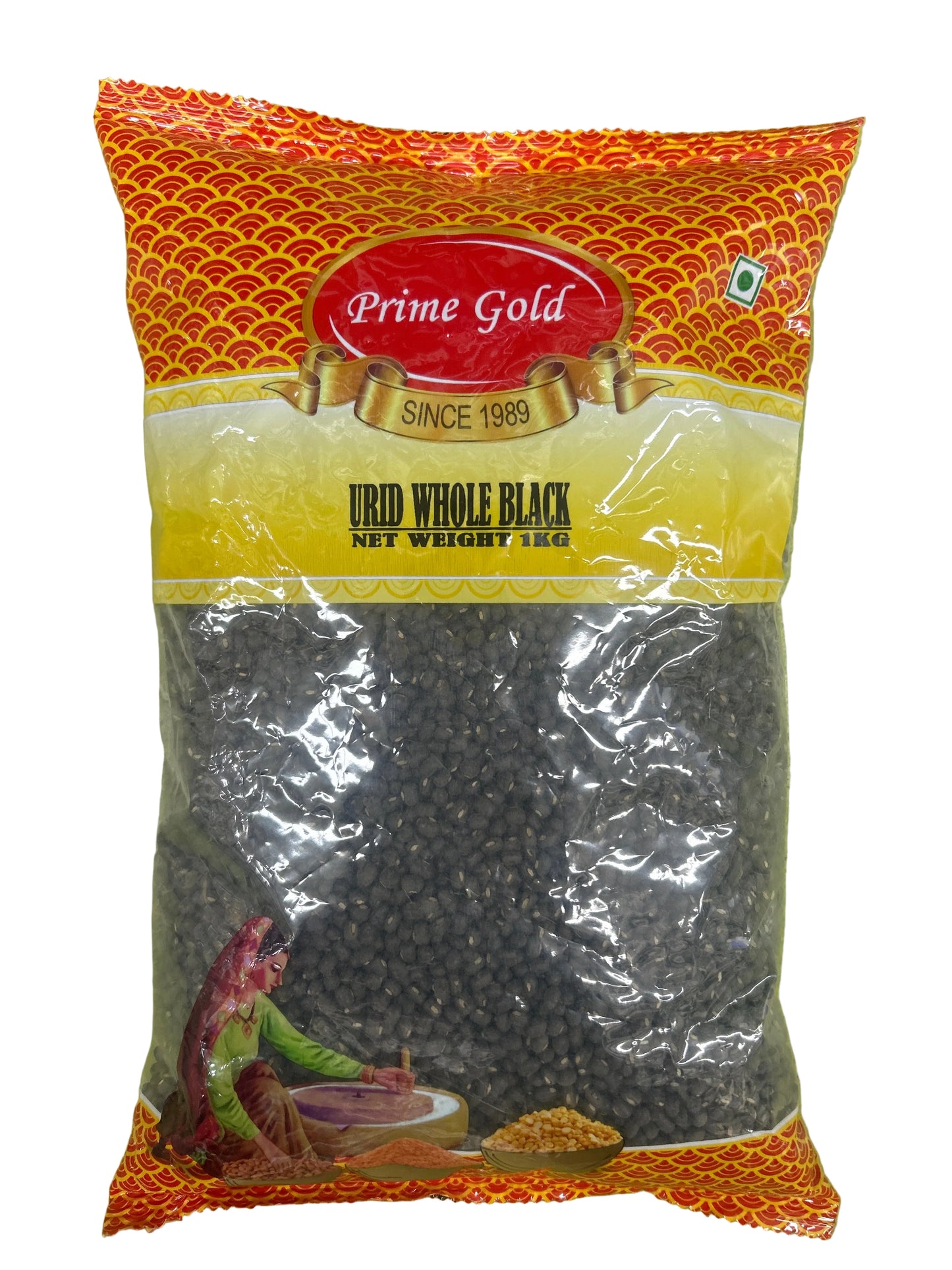Prime Gold Urid Whole Black 1Kg