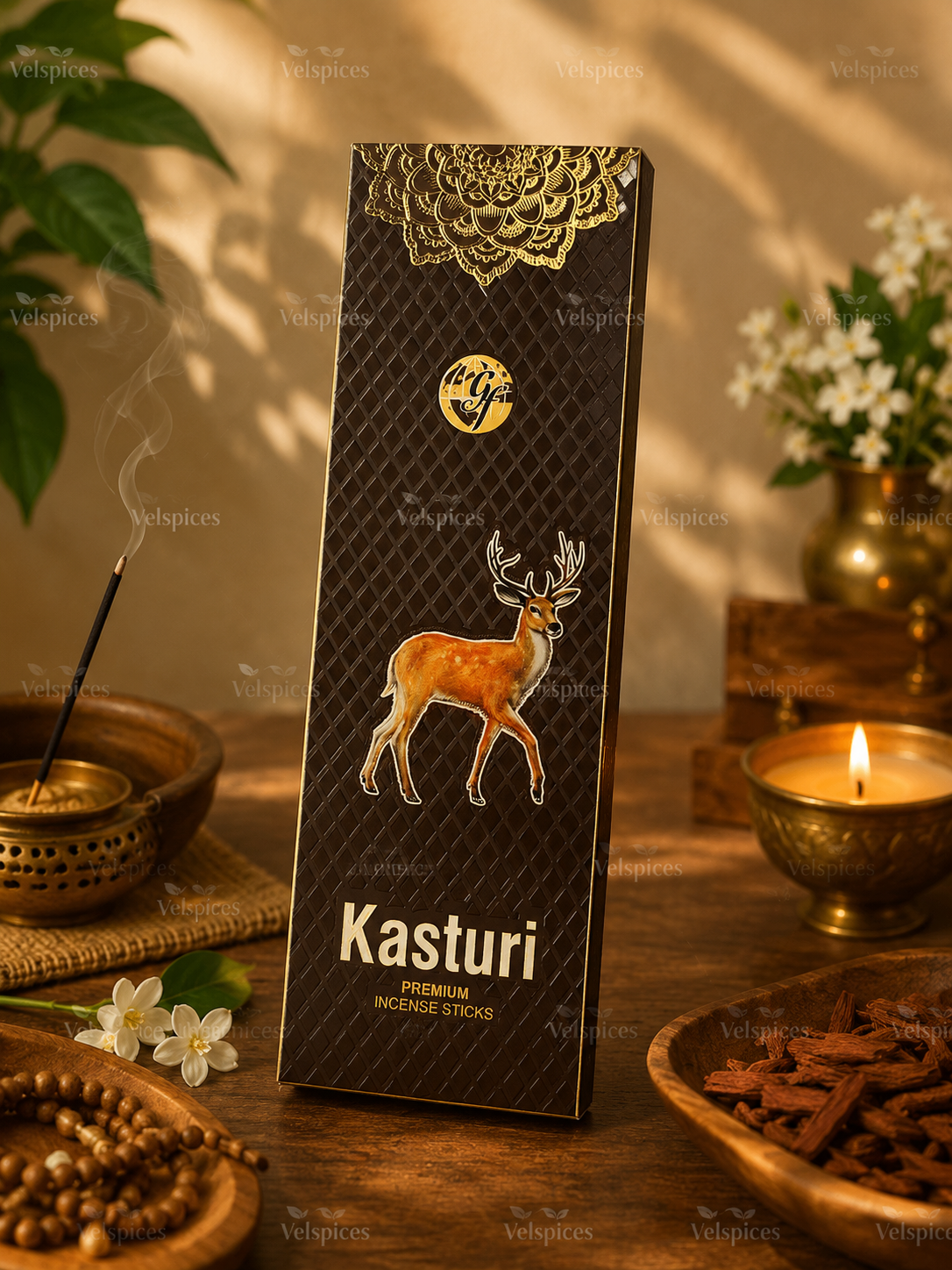 GF Kasturi Premium Incense Sticks 50g - Varalakshmi Sale