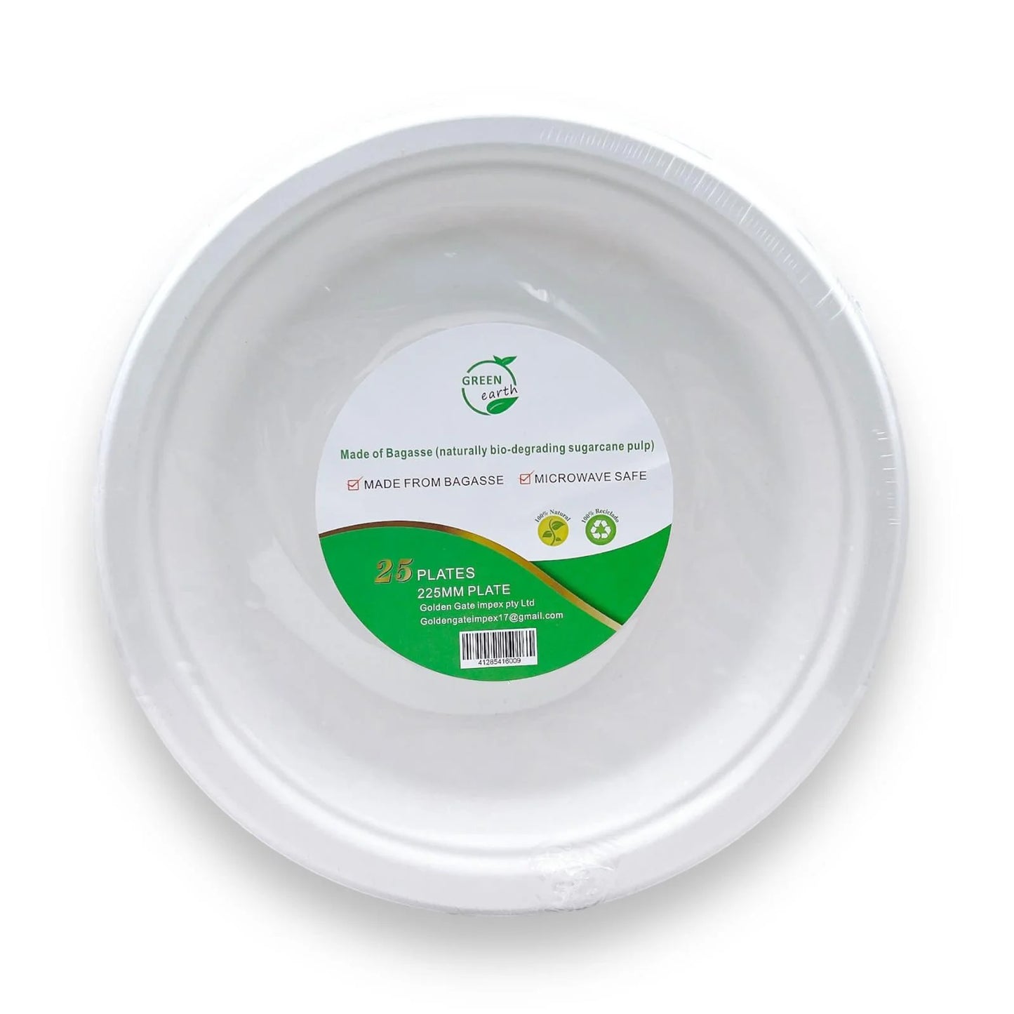 Green Earth Round Plates 225Mm
