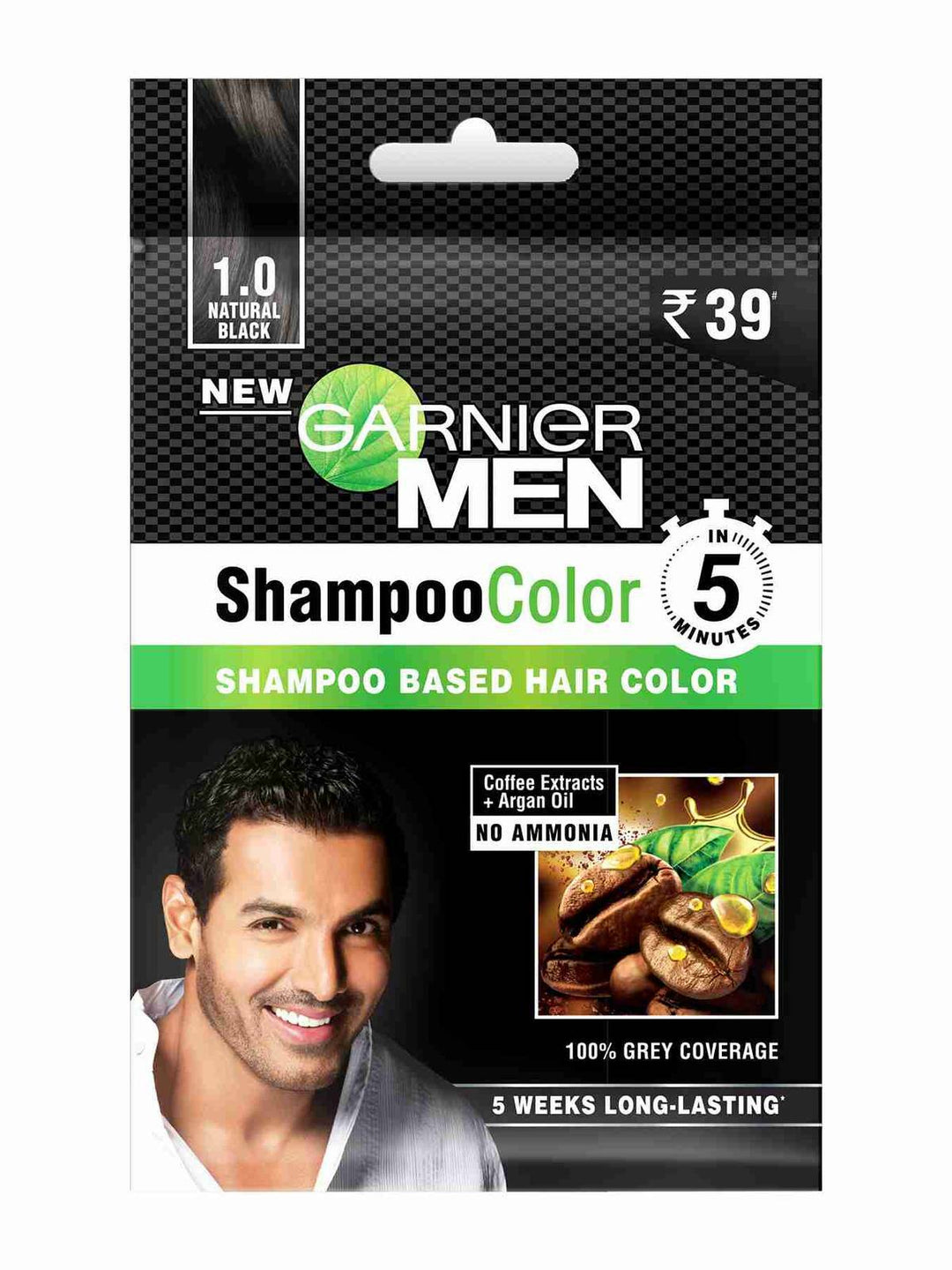 Garnier Men Shampoo Black 20G