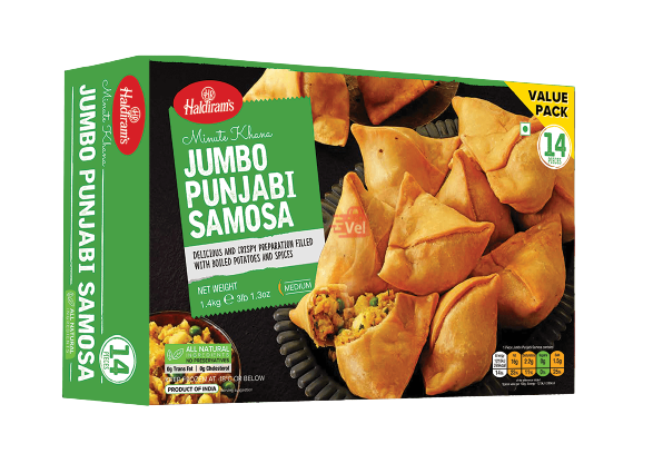 Haldirams Jumbo Punjabi Samosa 1.4Kg Frozen