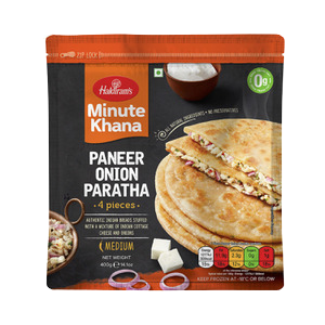 Haldirams Paneer Onion Paratha 400G Frozen