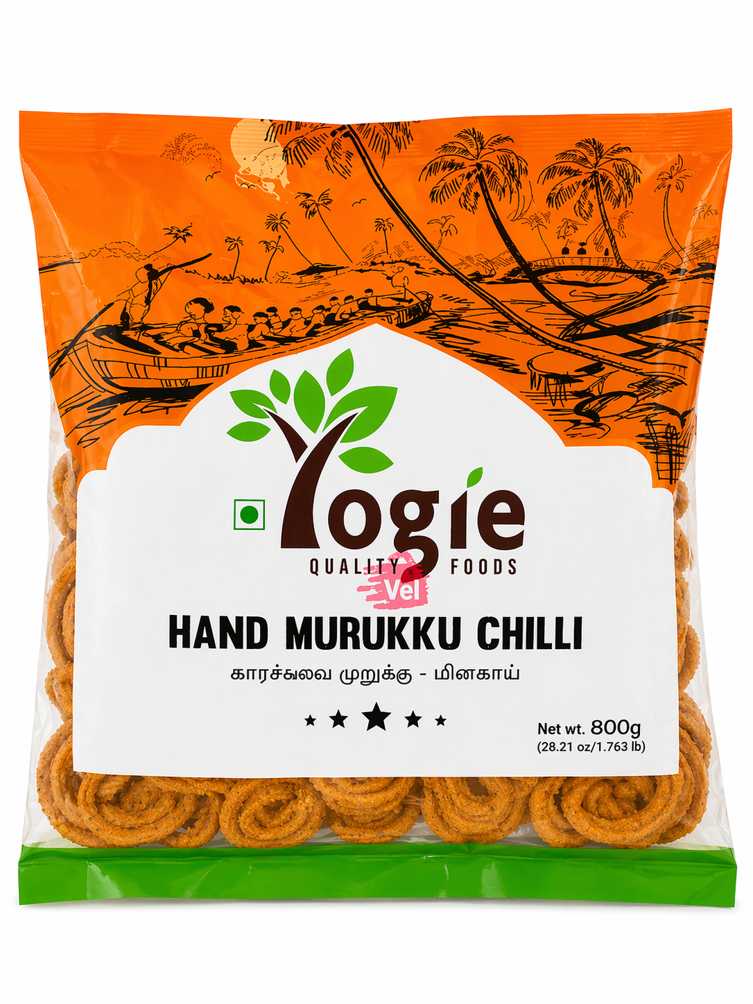 Yogie Hand Murukku Chilli 800G