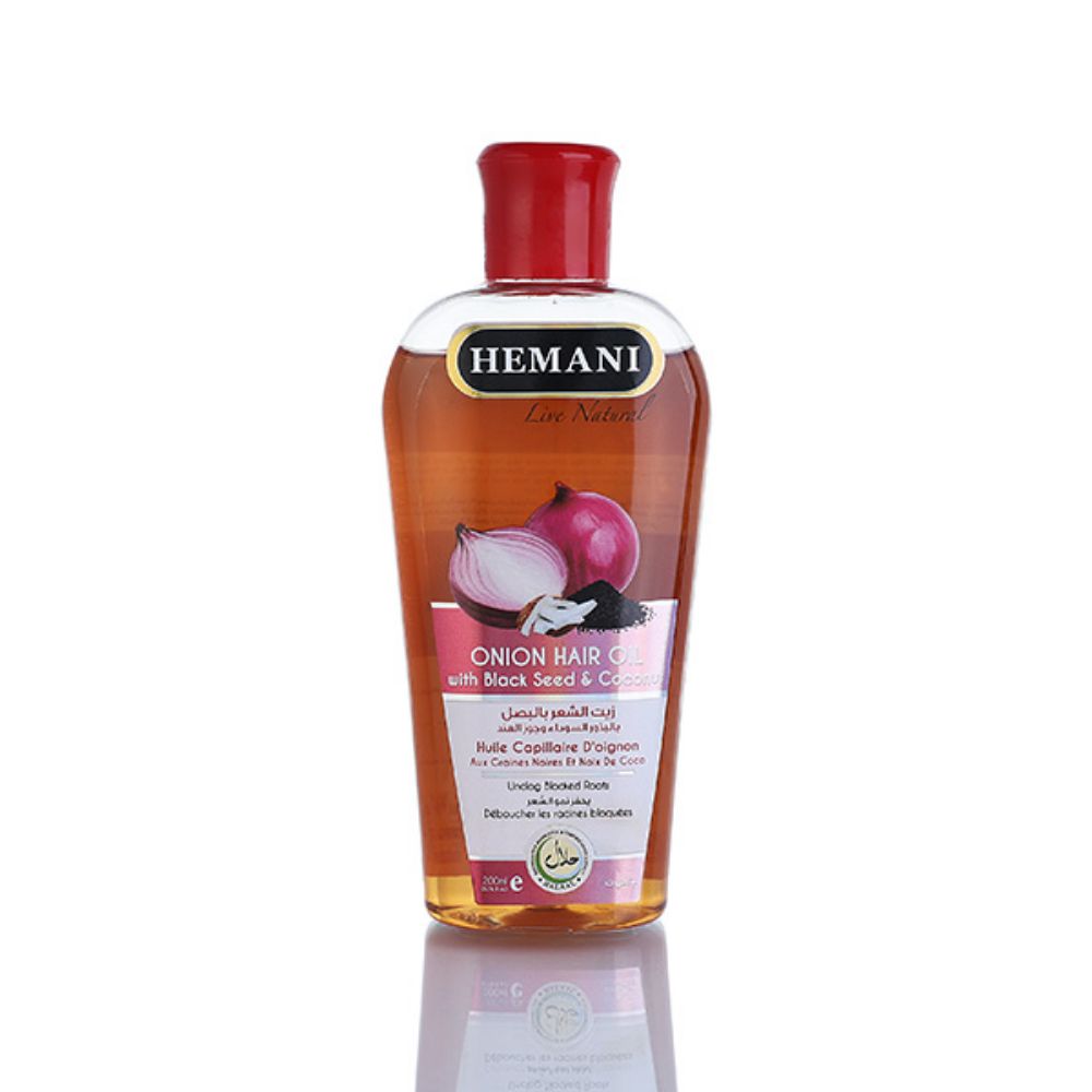 Hemani Onion With Black Seed And Coconut Hair Oil 200Ml