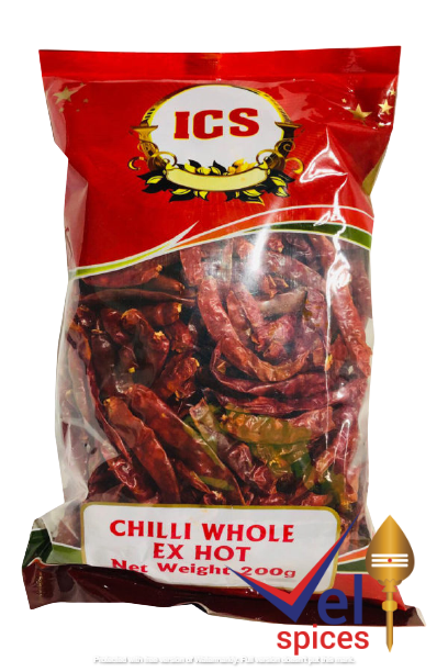 Ics Chilli Whole Extra Hot 200G