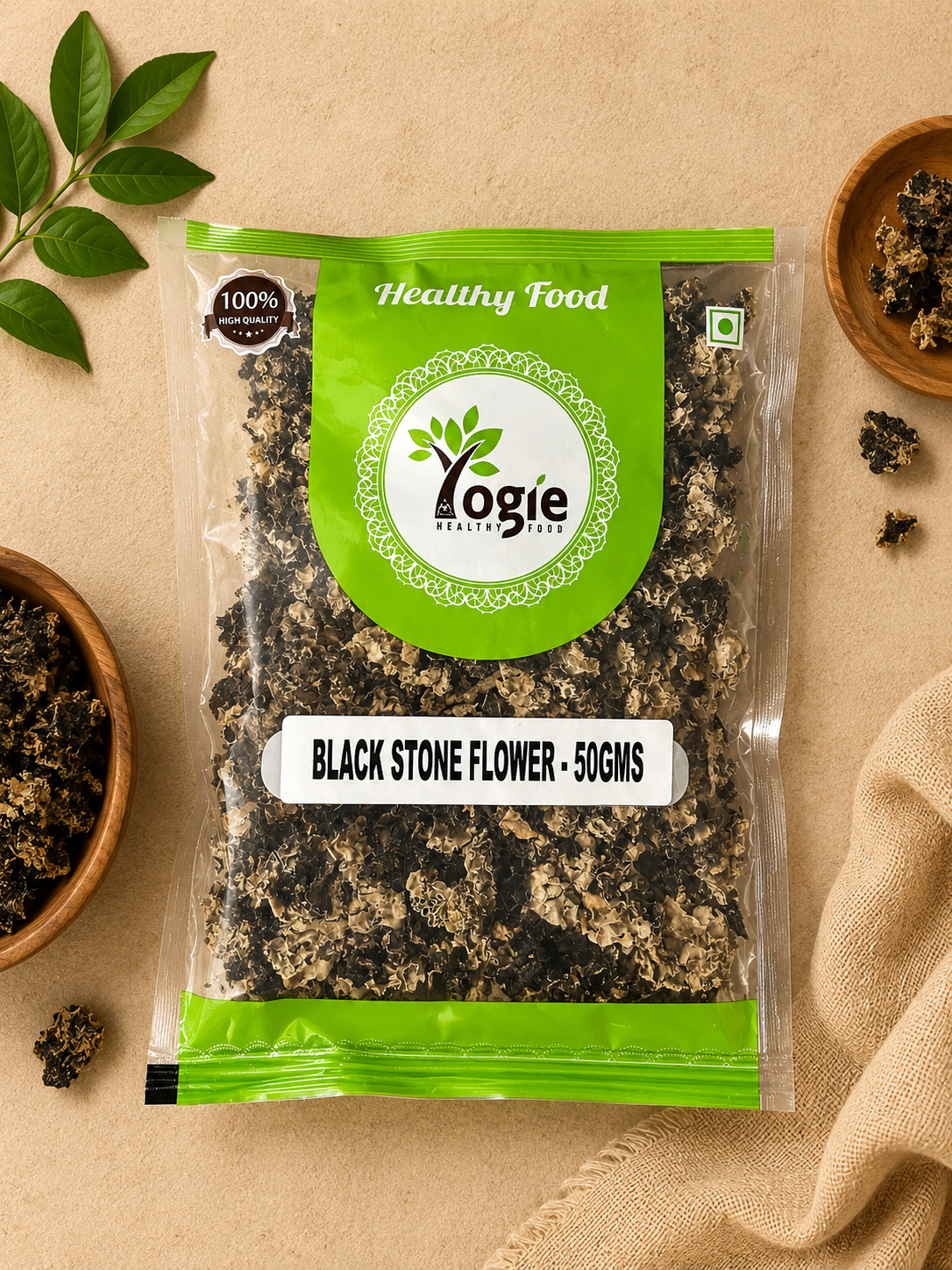 Yogie Black Stone Flower 50G
