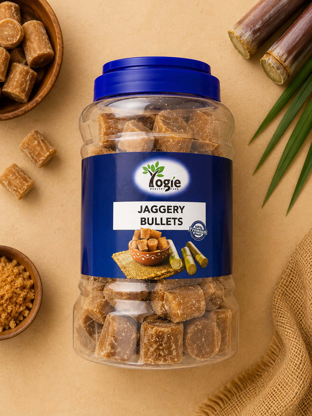 Yogie Jaggery Bullets 1Kg
