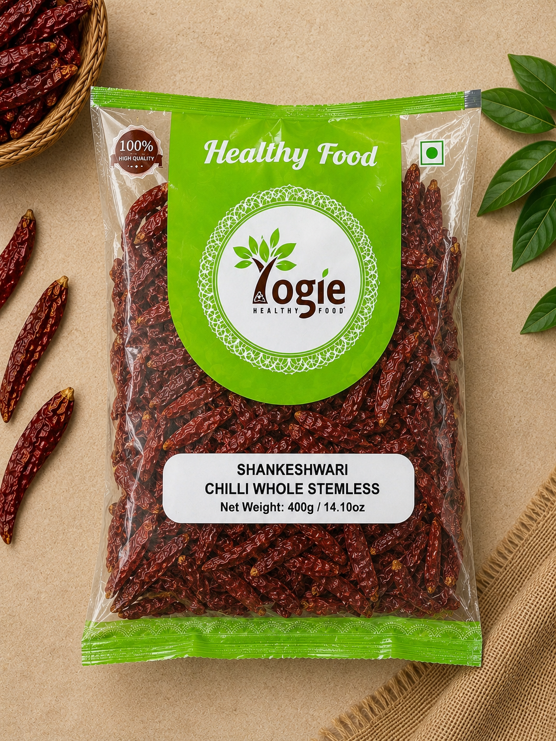 Yogie Sankeshwari Whole Stemless 400G