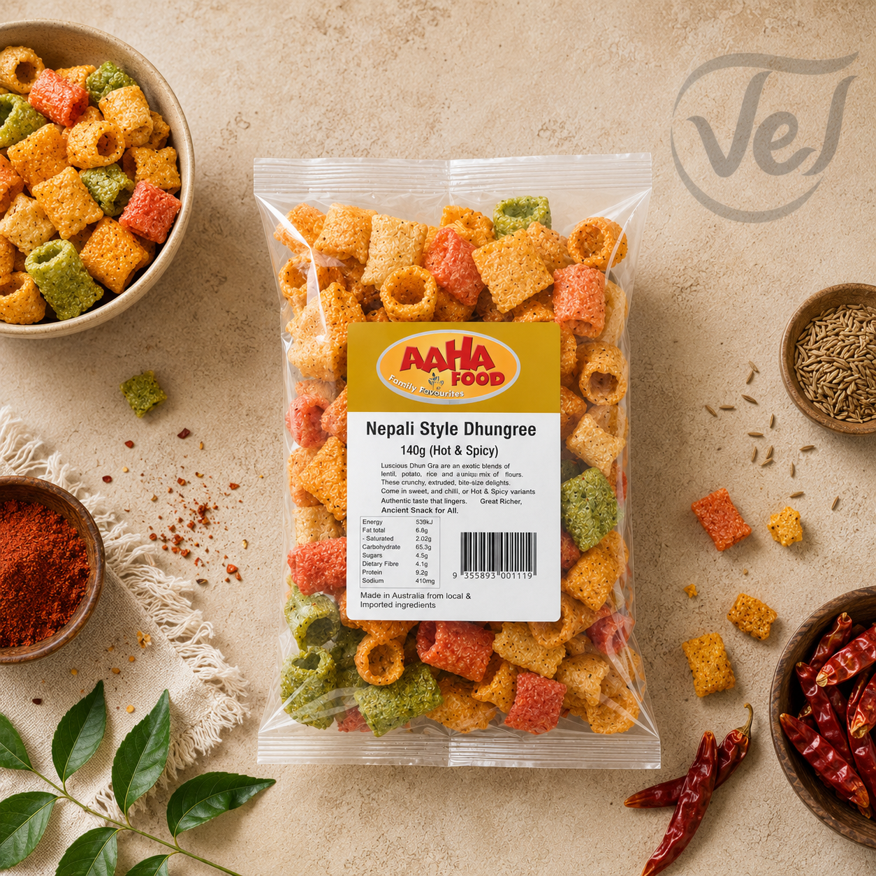 Aaha Nepali Spicy Dhungri 140G