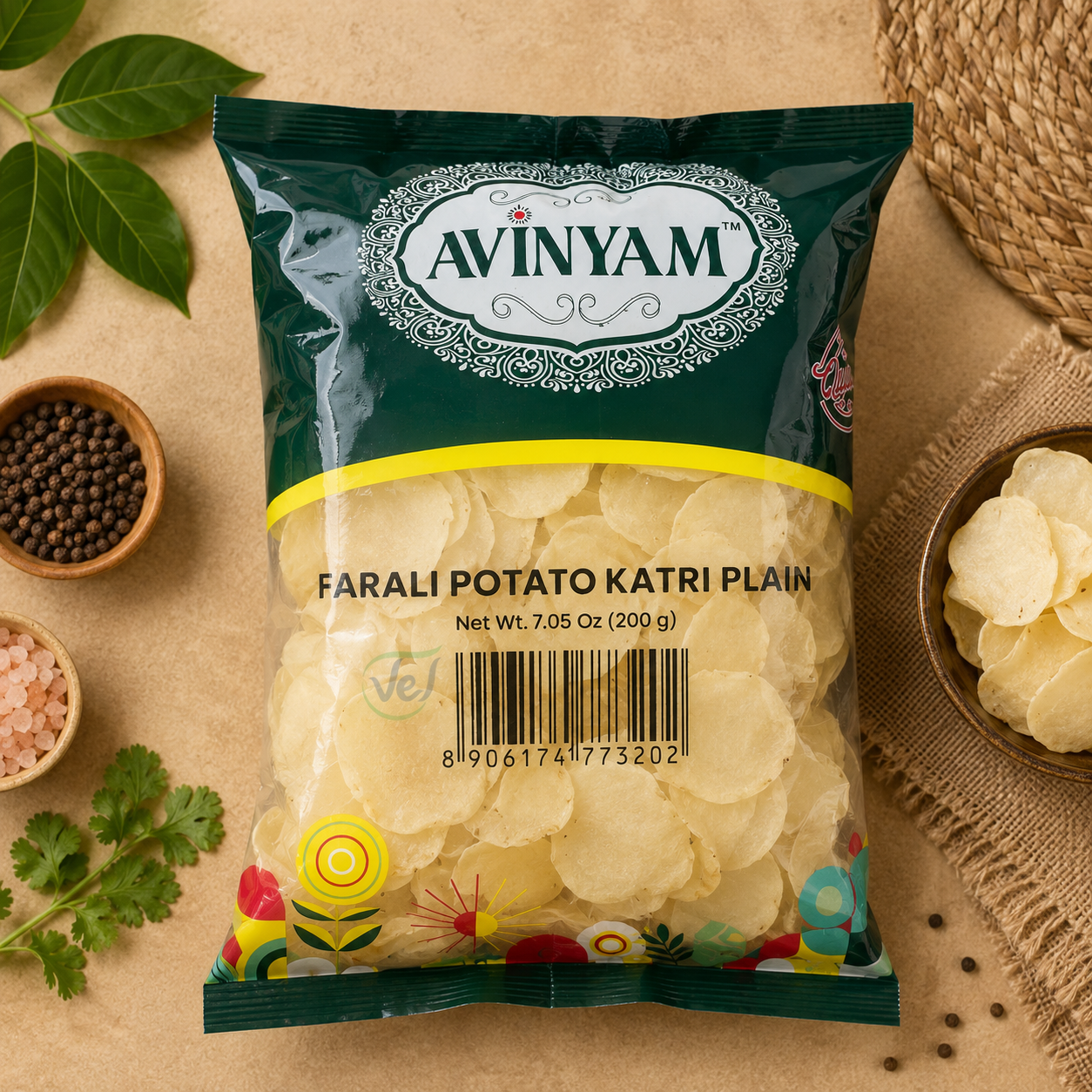 Avinyam Farali Potato Katri Plain 200G