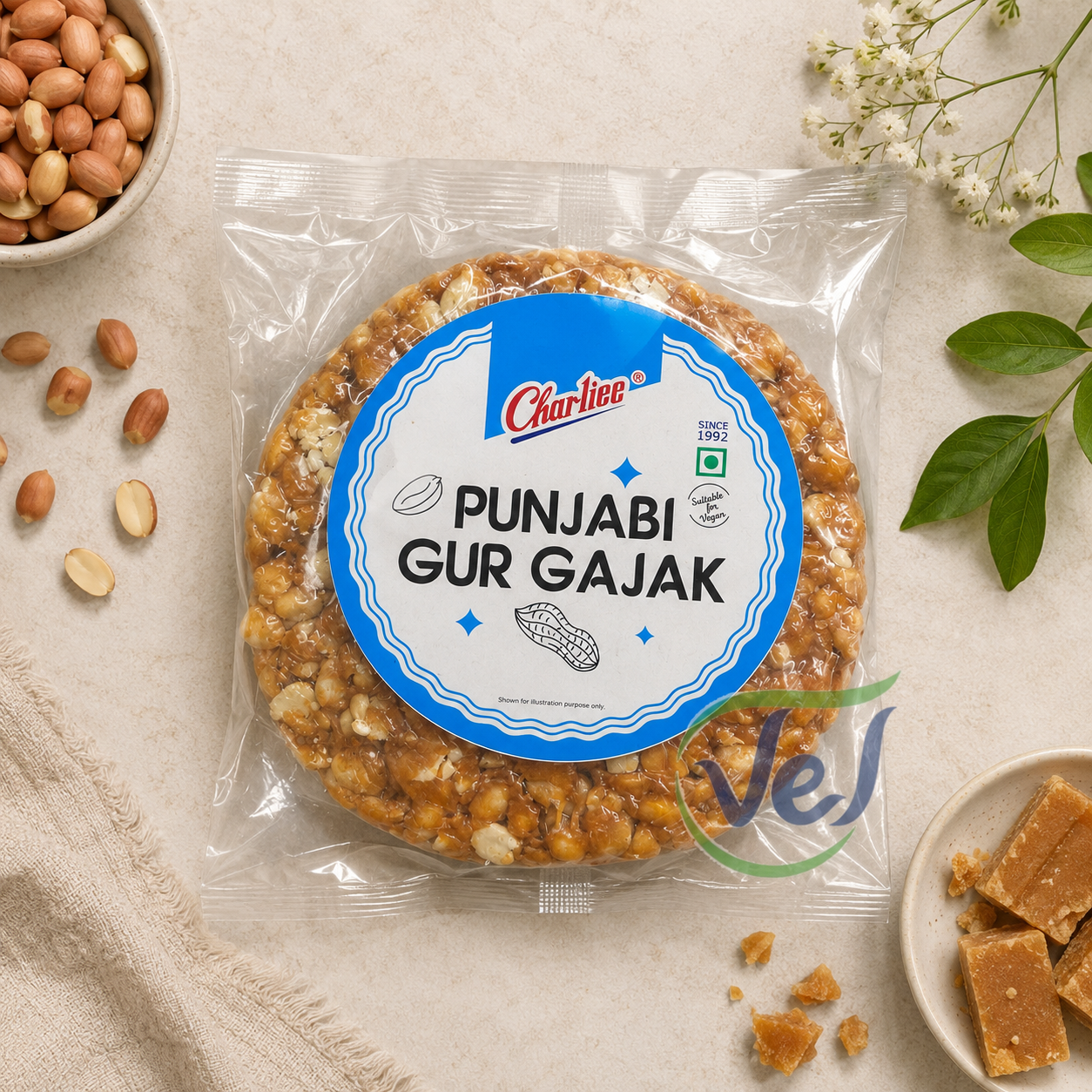 Charliee Punjabi Peanut Gur Gajak 400G
