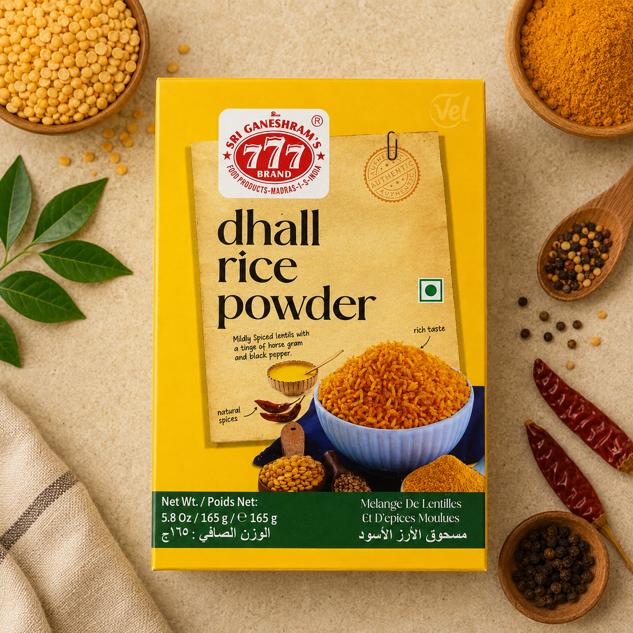 777 Dhall Rice Powder 165G-Onam Sale