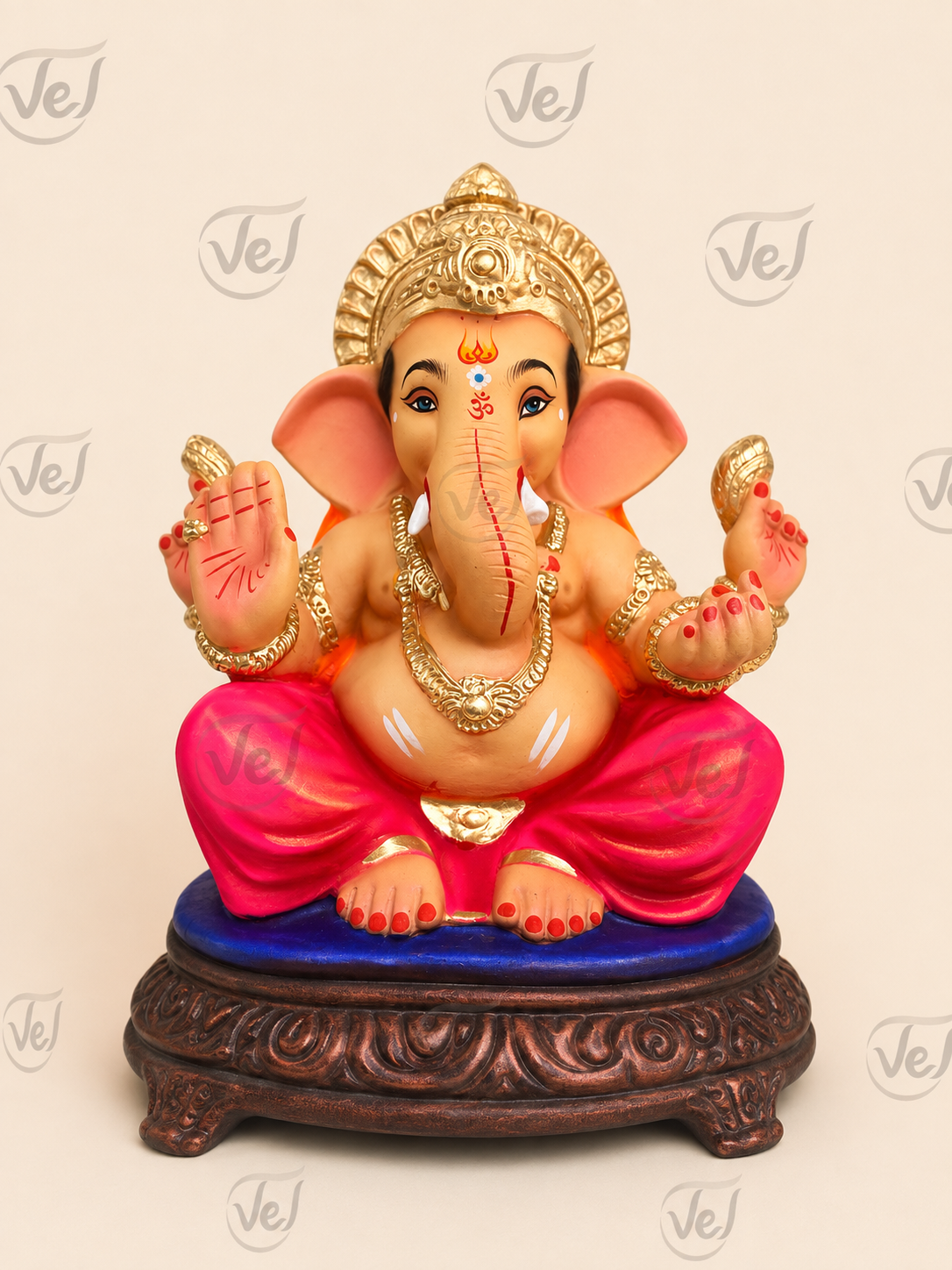 Clay God Ganesh Idol 15 inch (only pick up) - Pre Order 1 Week
