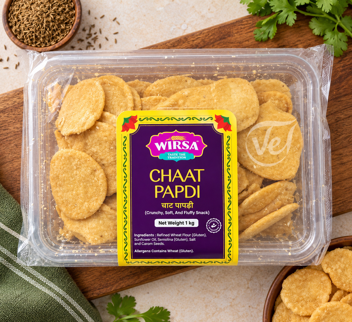 Wirsa Chaat Papdi 1Kg