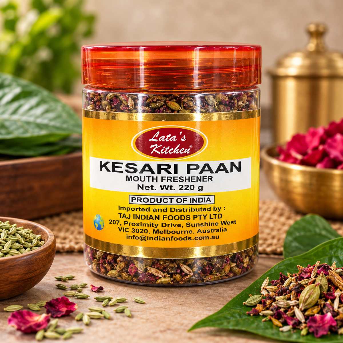 Lata's Kitchen Kesari Paan Mouthfreshener 220g