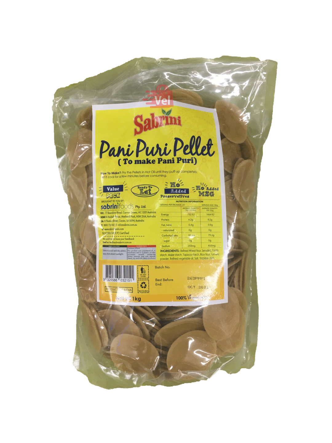 Sabrini Pani Puri 1kg