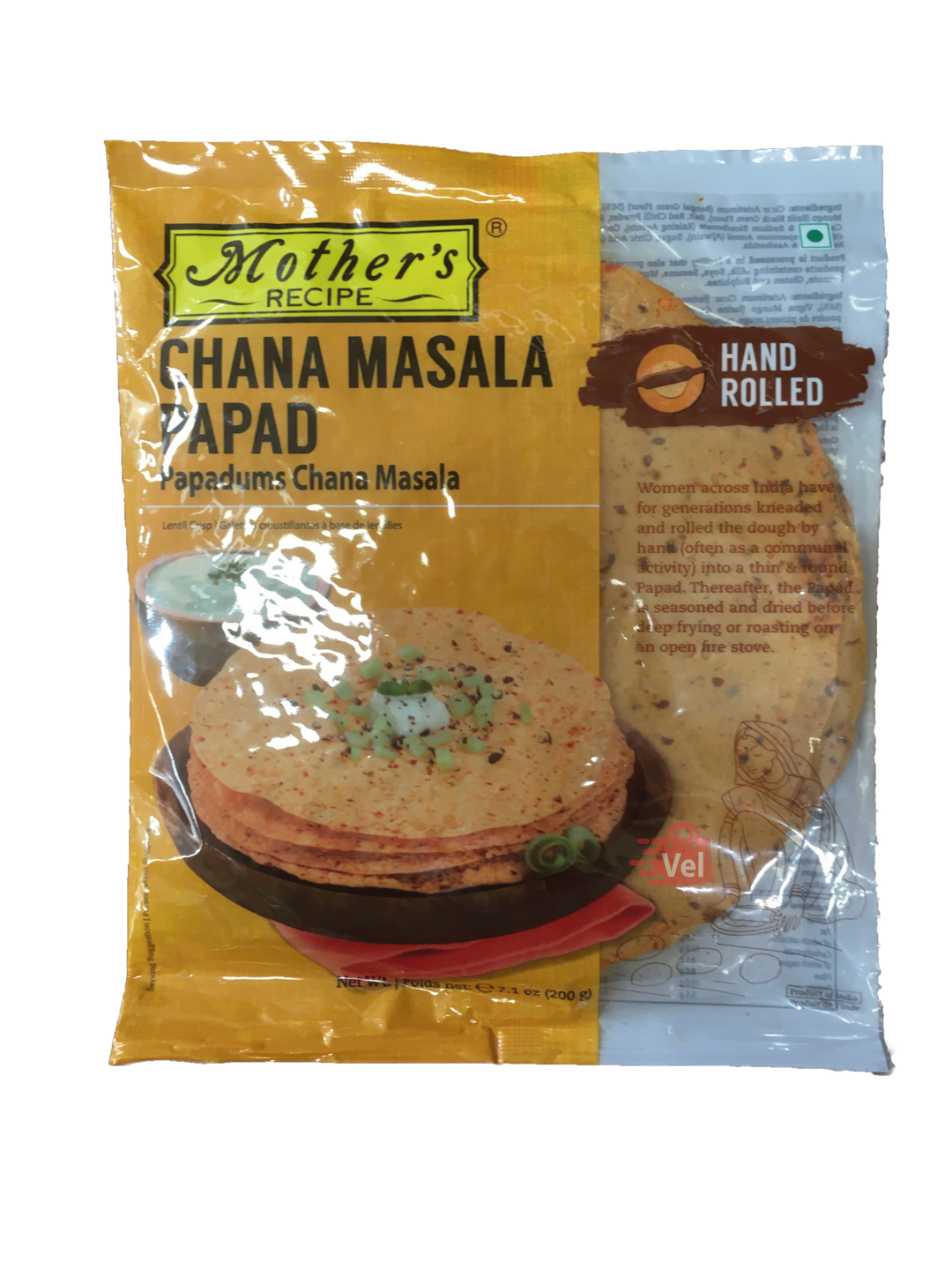 Mothers Chana Masala Pappad 200g
